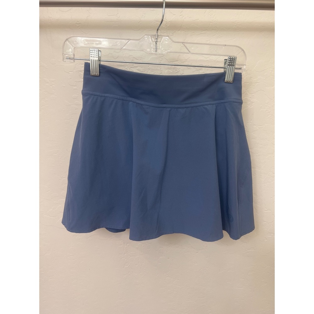 Lululemon women's Blue Athletic Tennis Skort Skirt Size 4 in Oasis Blue.